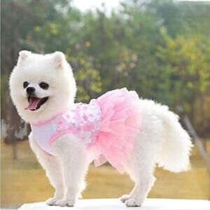 New York Paws Pet Pink Tutu Flower Dress Dog Cat NEW Costume Ballet